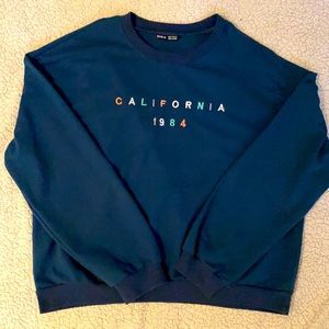 Blue Crew Neck